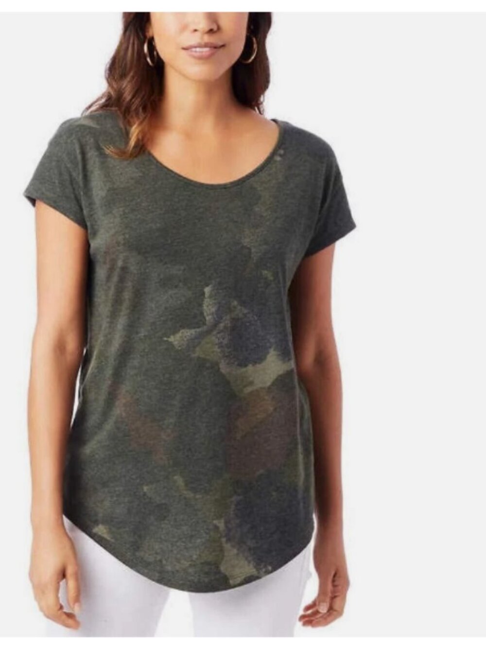 Alternative Women's Origin Short-Sleeve Soft T-Shirt - Camo Dreamstate -Small